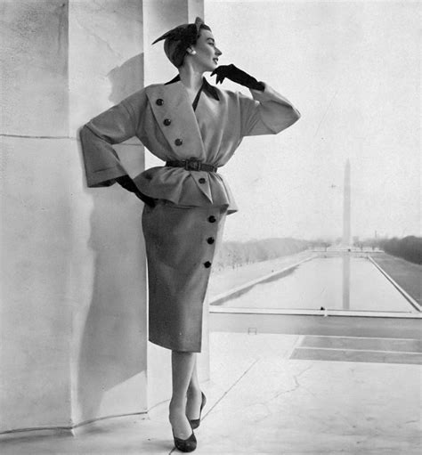 vogue model 1950 dior photo|christian dior 1950s fashion.